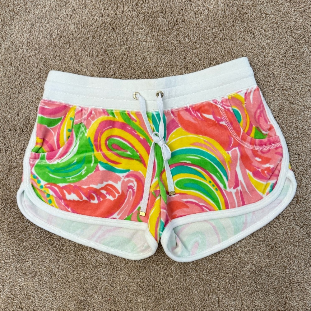 Lilly Pulitzer Velour Shorts